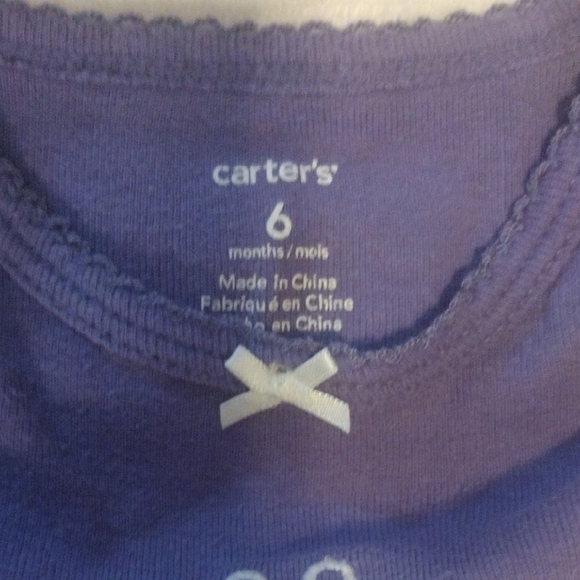 Carter's Purple Bodysuit So Loved Design​ - Picture 3 of 3